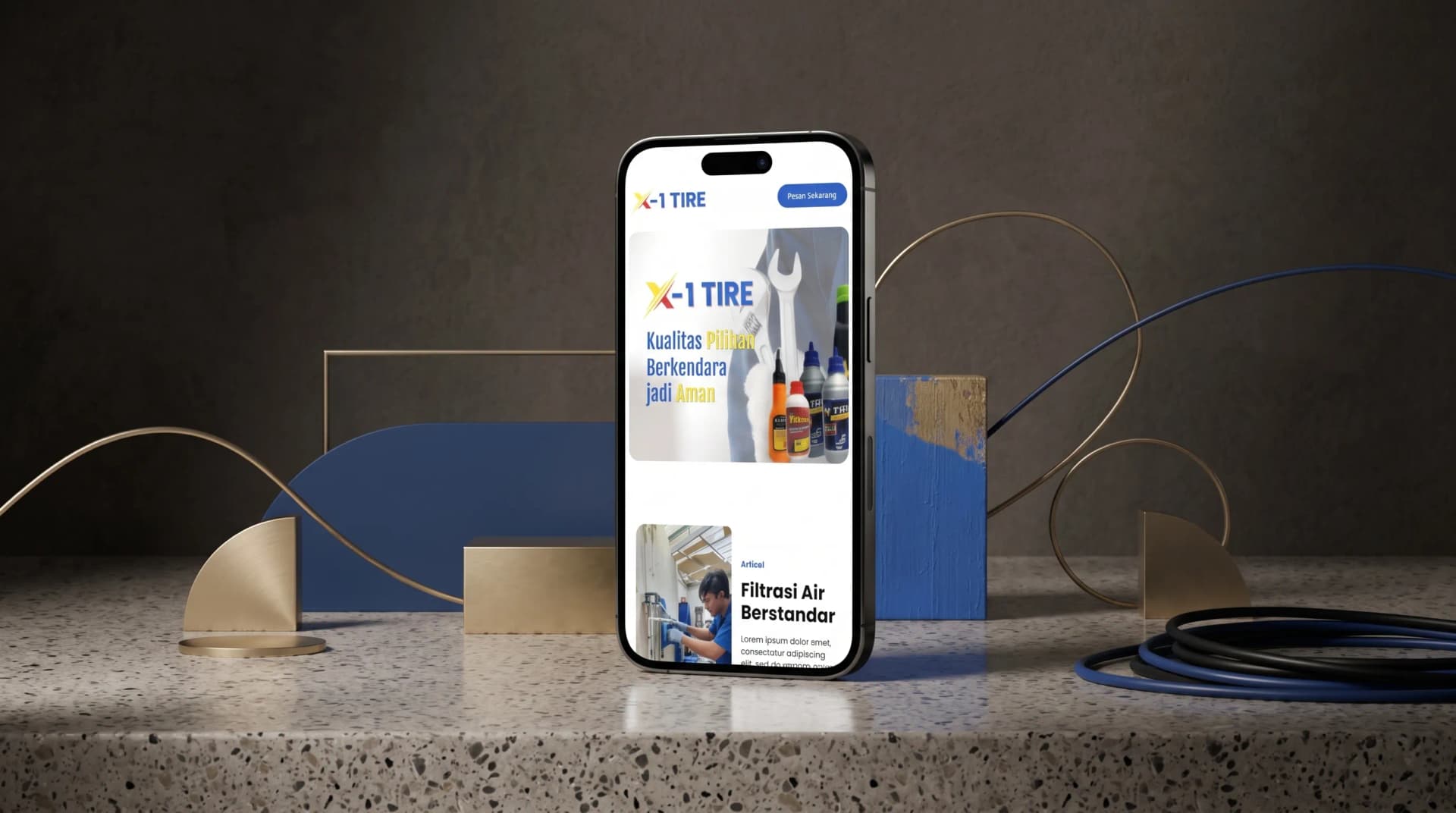 Brand & Corporate Website Engineering for X-Tire preview 1