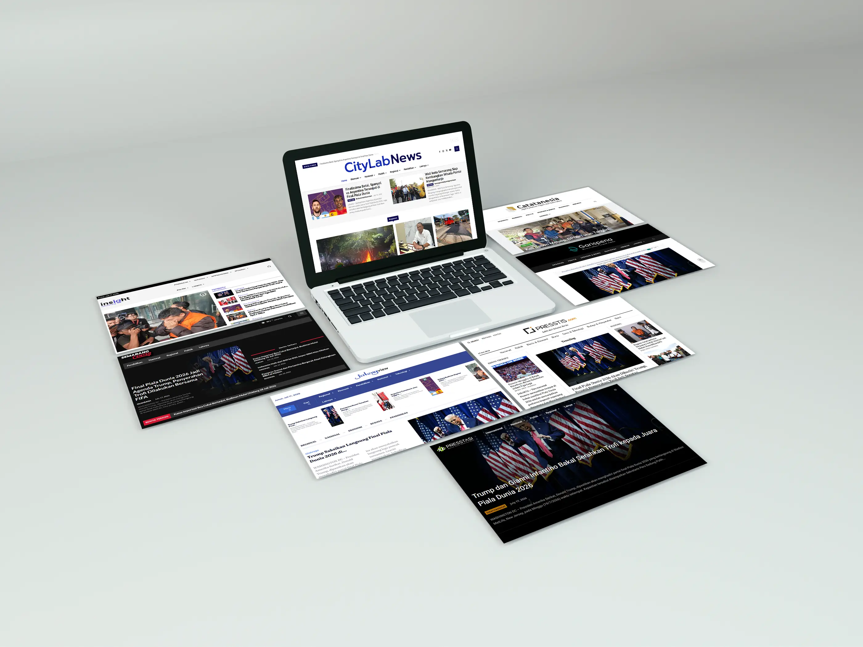 News Management ERP Website for Web Media preview 1