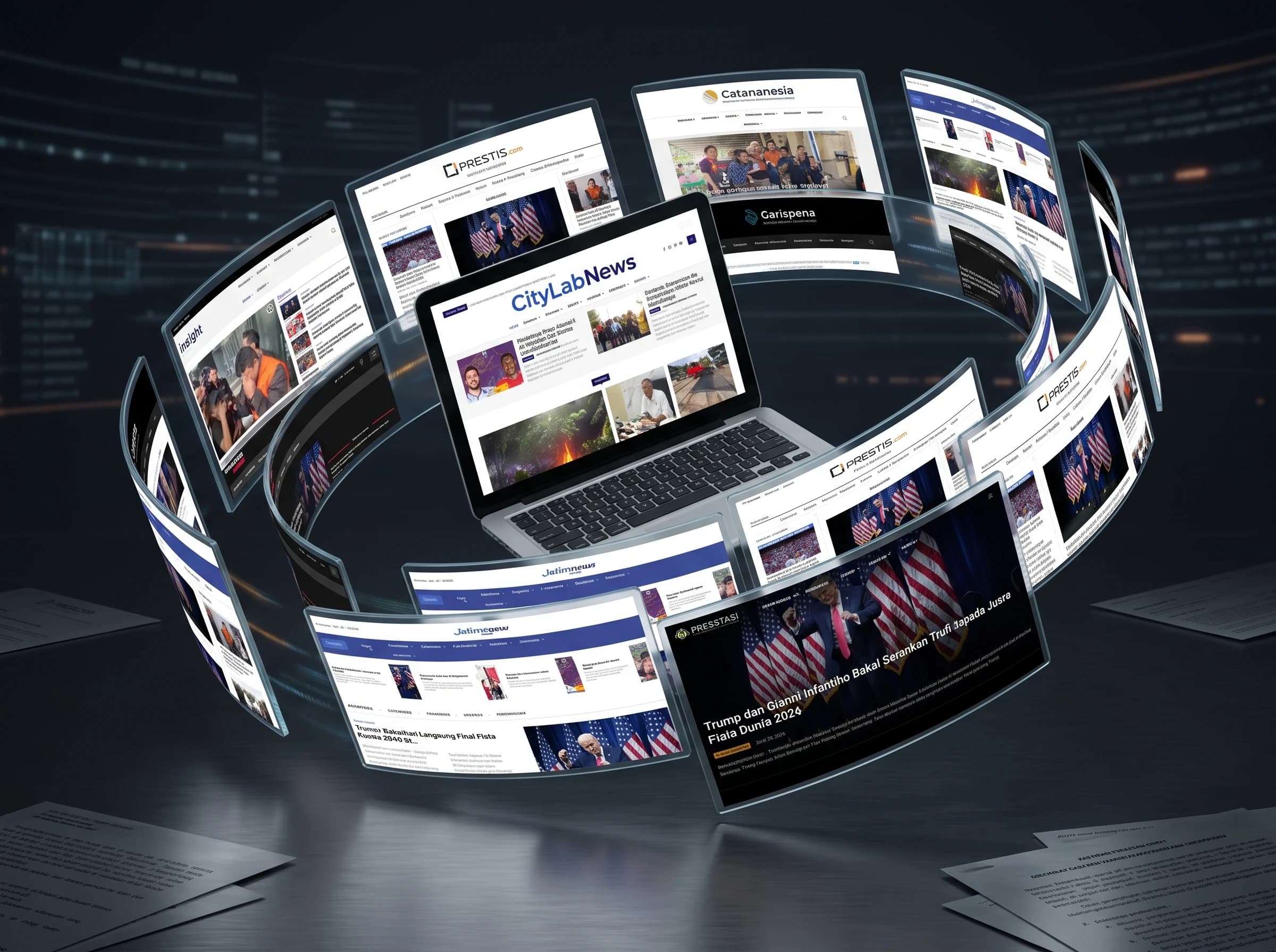 News Management ERP Website for Web Media preview 2